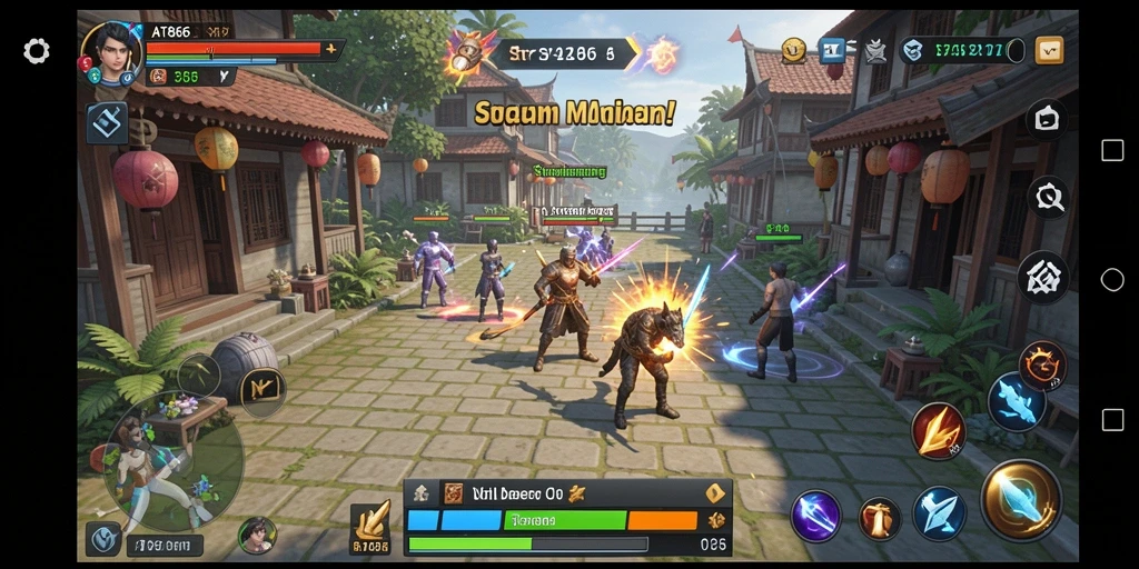 Tampilan gameplay AT866 yang menarik dan menantang.