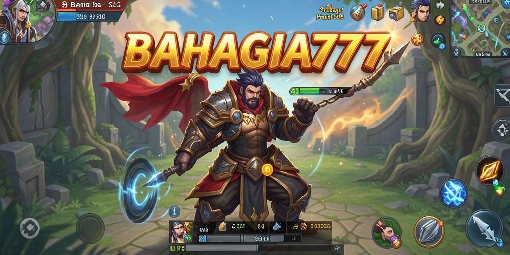 Tampilan gameplay BAHAGIA777 dengan elemen strategi menarik.