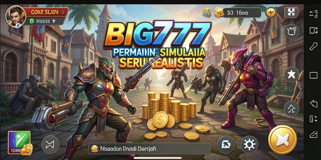 Tampilan gameplay BIG777 yang menawan dan interaktif.