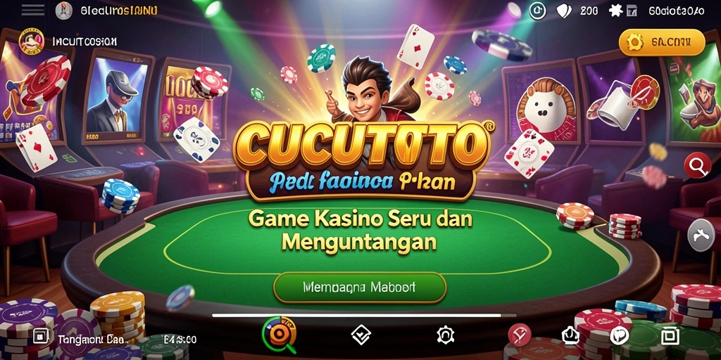 Screenshot CUCUTOTO menampilkan gameplay Kasino yang menegangkan.