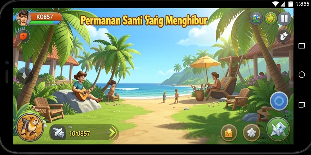 Screenshot menampilkan momen seru dalam gameplay KO857 yang menghibur.