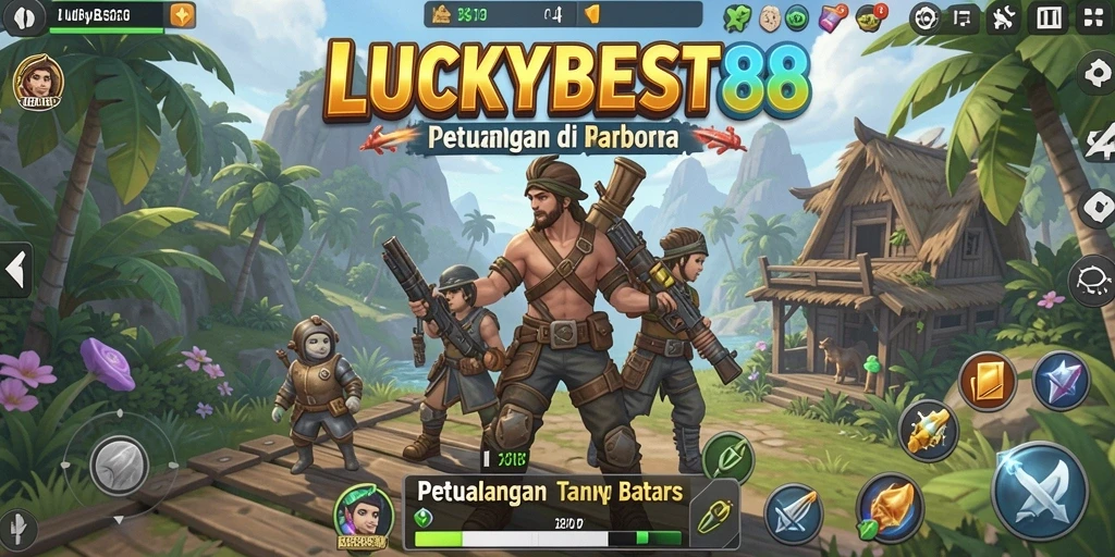 Screenshot dari gameplay Open World LUCKYBEST88 yang menampilkan petualangan seru.