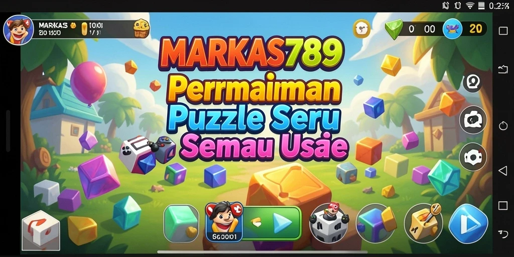 Tampilan gameplay <strong>MARKAS789</strong> yang menawan saat bermain Puzzle.