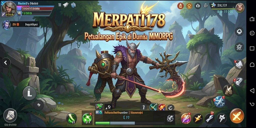 Tampilan gameplay menarik dari MERPATI178 dengan karakter yang beraksi.