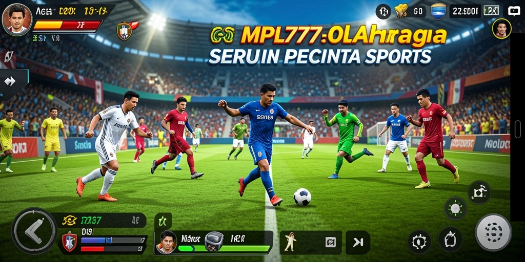 Screenshot menunjukkan antusiasme gameplay seru dalam MPL777.