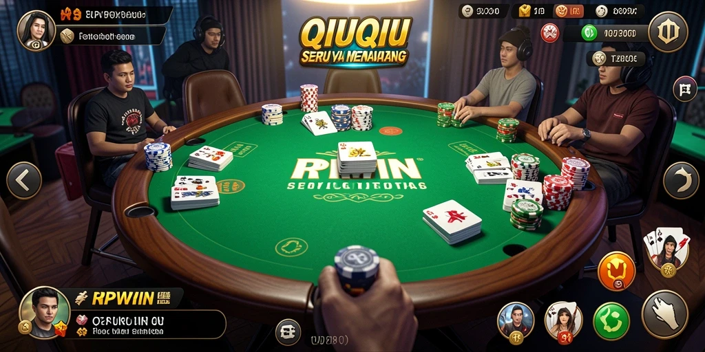 Screenshot RPWIN menampilkan gameplay QiuQiu yang menarik.