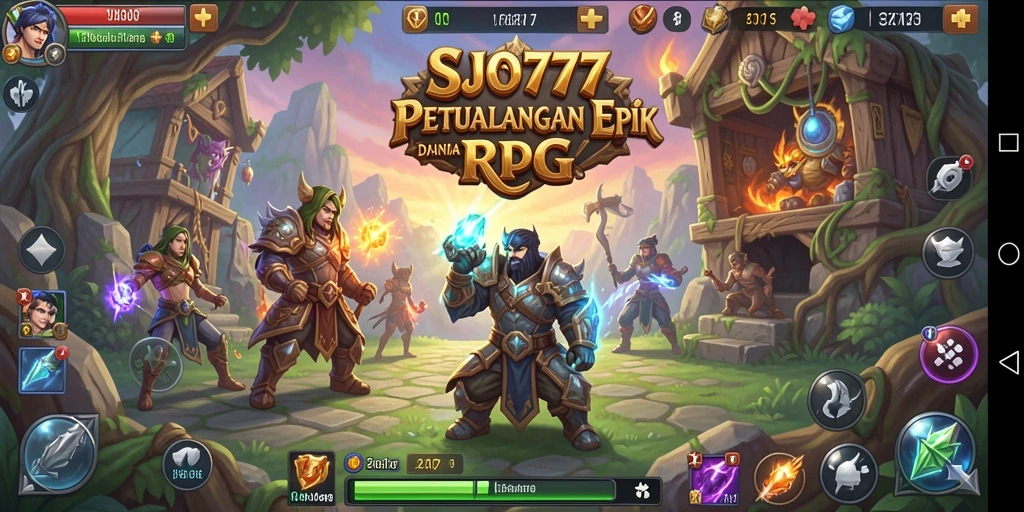 Tangkapan layar dari gameplay RPG yang seru di SJO777.