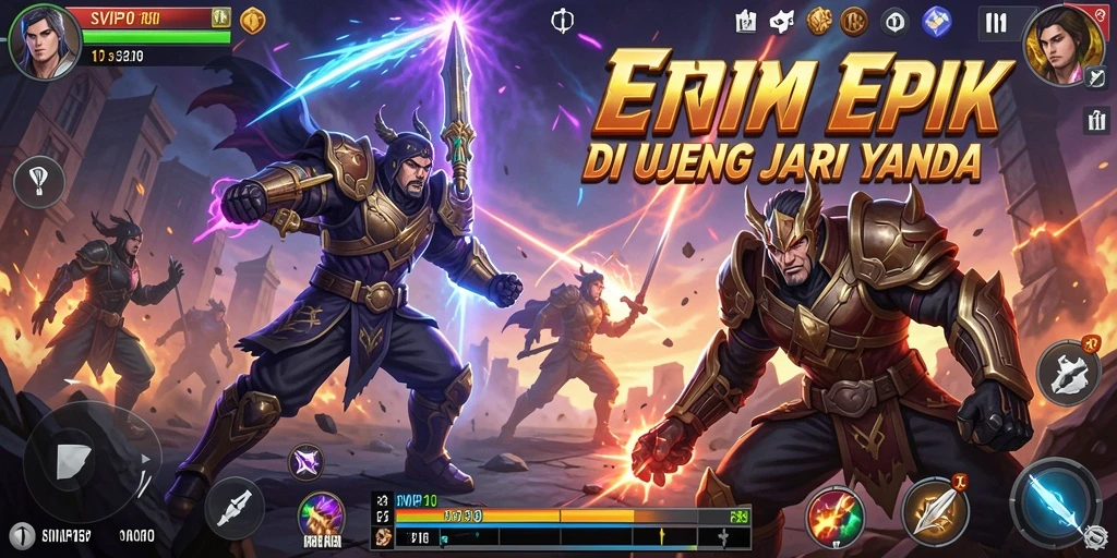 Tampilan screenshot gameplay SVIP10 menunjukkan aksi pertarungan yang mendebarkan.