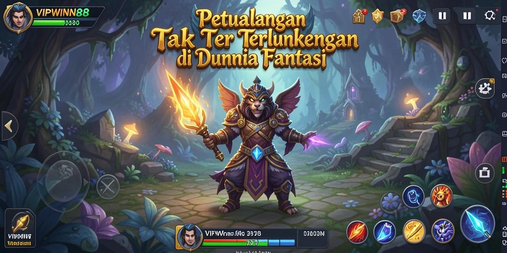 Tampilan gameplay menarik dengan misi petualangan yang seru.