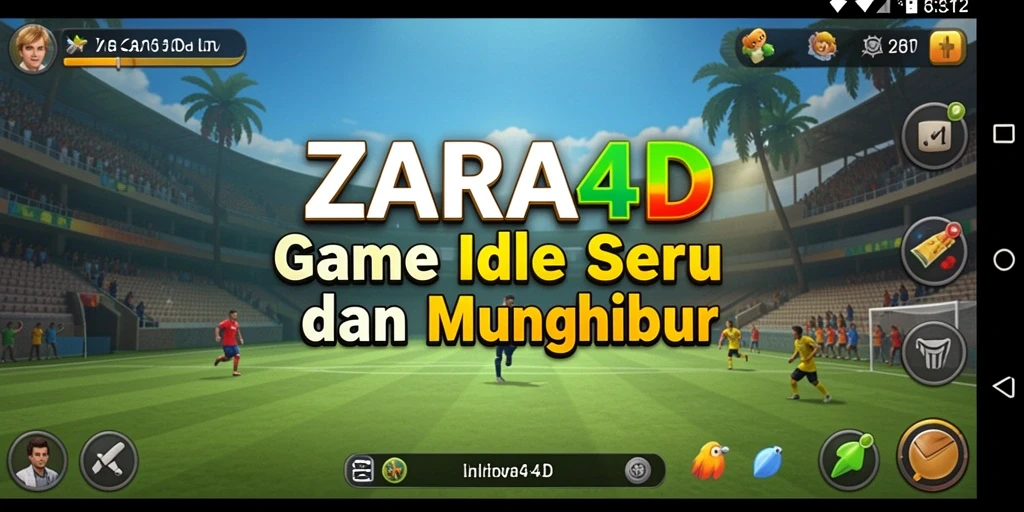 Tampilan gameplay ZARA4D yang menarik dan interaktif dalam genre Idle.